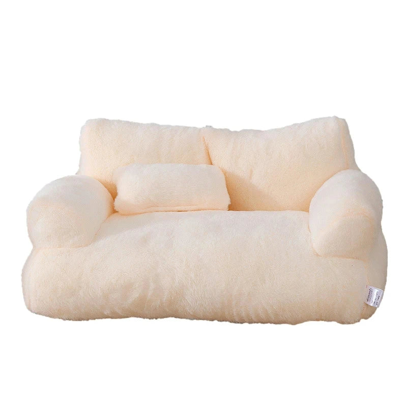 Cozy Up Your Furry Friend This Winter with Our Plush Luxury Cat Bed Sofa! Perfect for Cats & Small Dogs! 🐾❤️