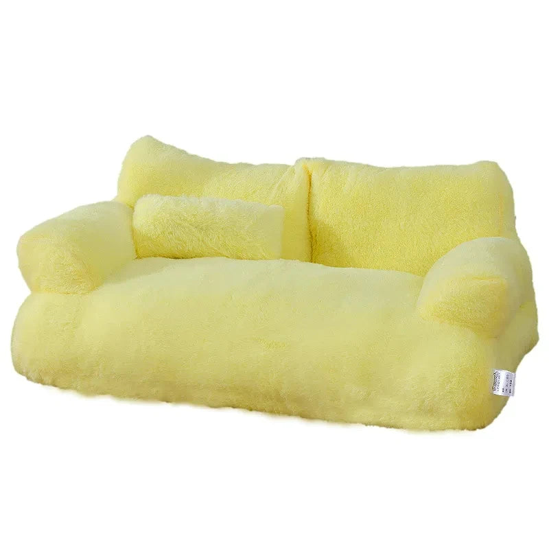 Cozy Up Your Furry Friend This Winter with Our Plush Luxury Cat Bed Sofa! Perfect for Cats & Small Dogs! 🐾❤️