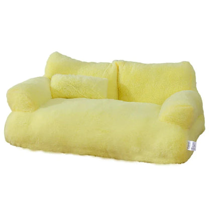 Cozy Up Your Furry Friend This Winter with Our Plush Luxury Cat Bed Sofa! Perfect for Cats & Small Dogs! 🐾❤️