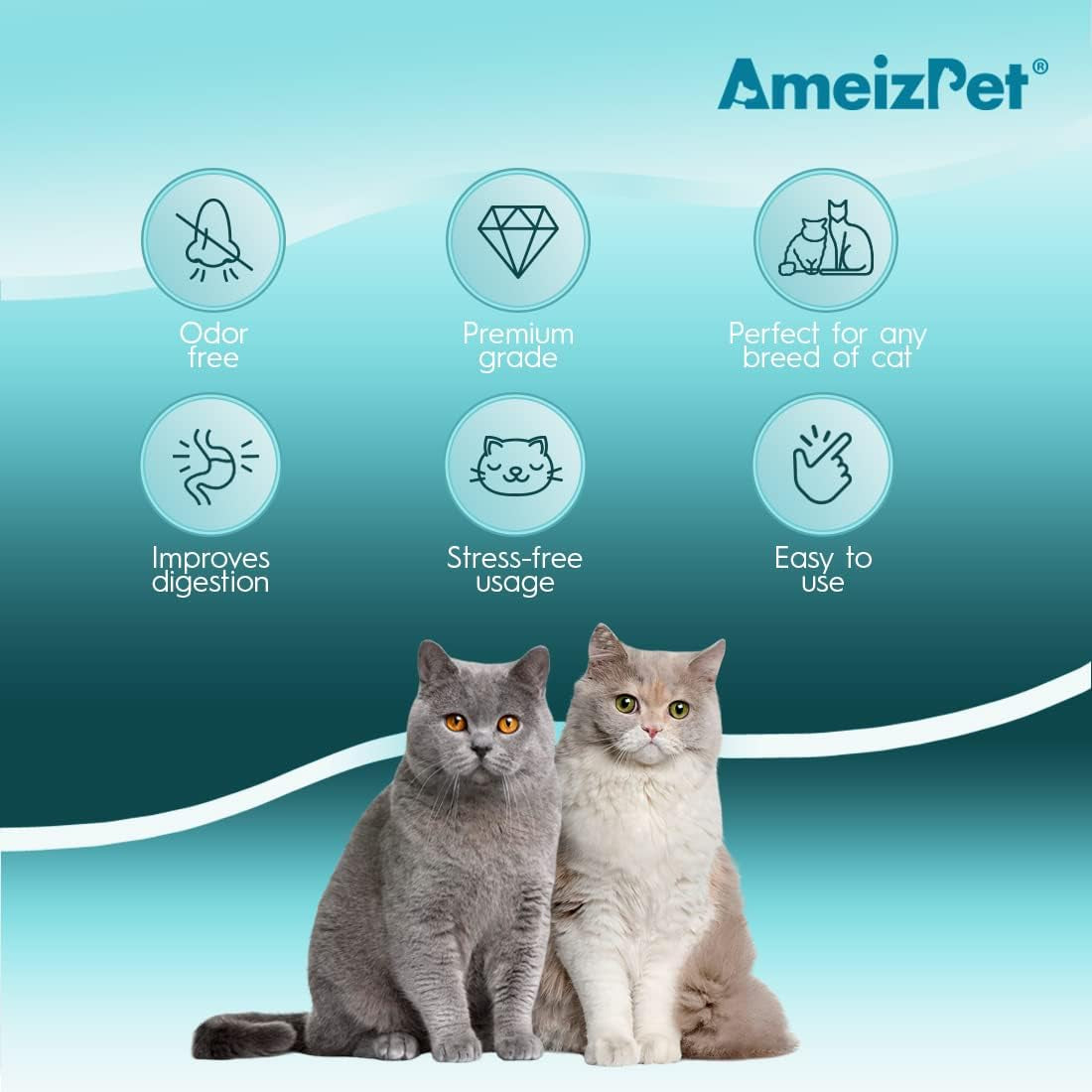 Natural Matatabi Catnip Chew Sticks for Dental Care - Silvervine Teeth Cleaning for Cats (6 Pieces)