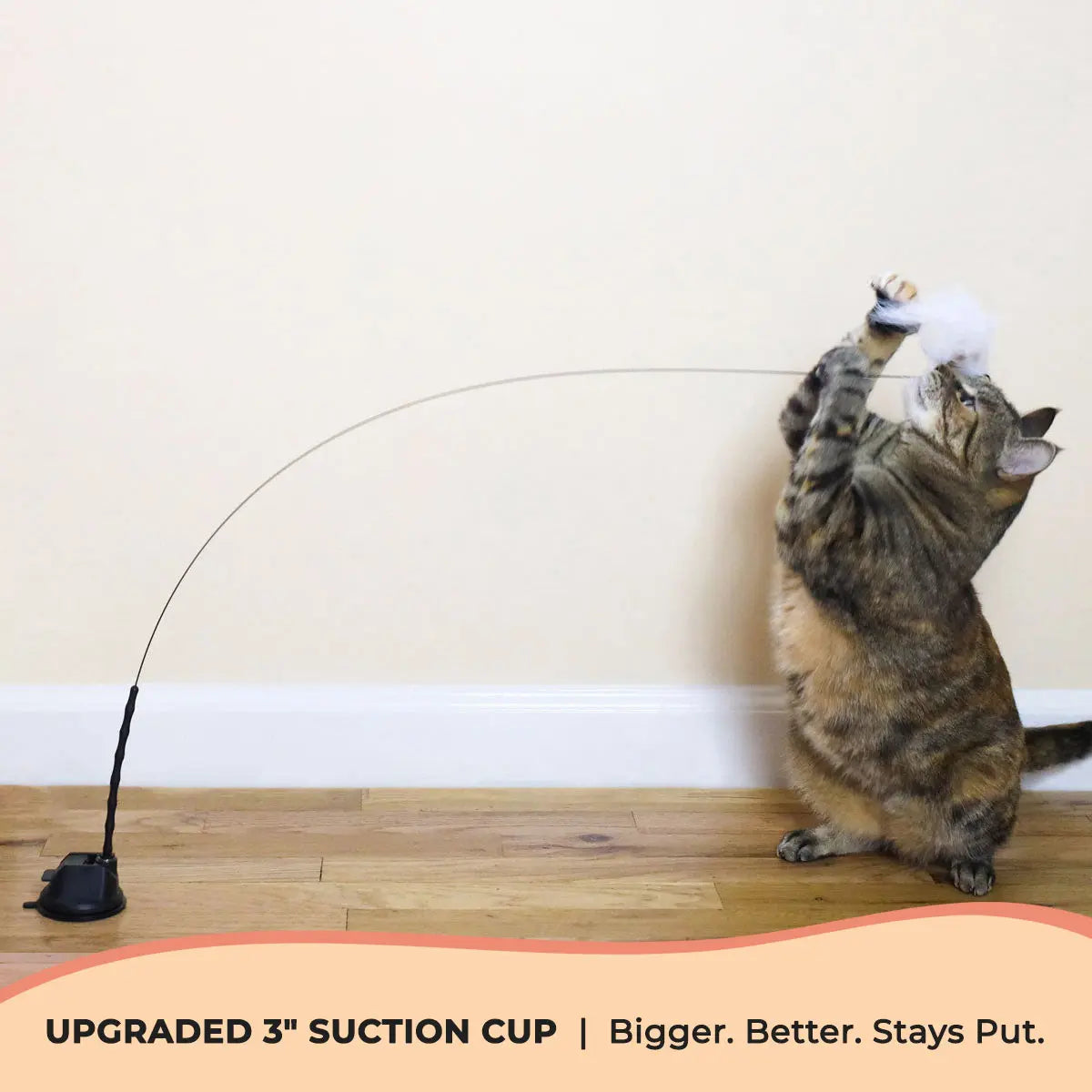 Whiskertons Interactive Bird Simulation Cat Toy Set | Interactive Cat Toy | Realistic Bird Impression