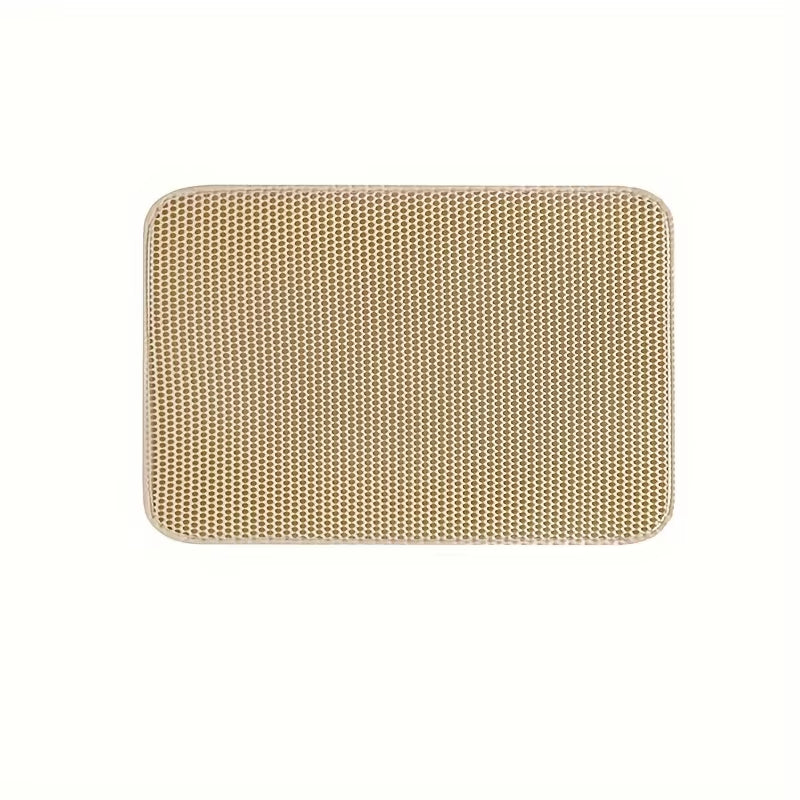 Say goodbye to messy litter! 🐾 Check out our Large Cat Litter Mat with a unique honeycomb design for easy cleaning and scatter control! Perfect for keeping your space fresh and tidy! 💧✨