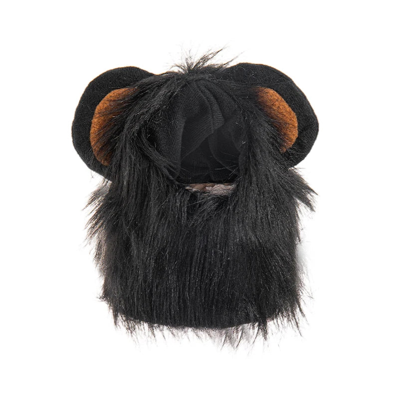 Transform your pet into a roaring cutie with our adorable Lion Mane Wig Hat! Perfect for Halloween, cosplay, or just for fun! 🦁🎉 #PetCostume #HalloweenReady