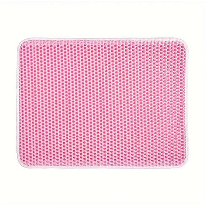 Say goodbye to messy litter! 🐾 Check out our Large Cat Litter Mat with a unique honeycomb design for easy cleaning and scatter control! Perfect for keeping your space fresh and tidy! 💧✨