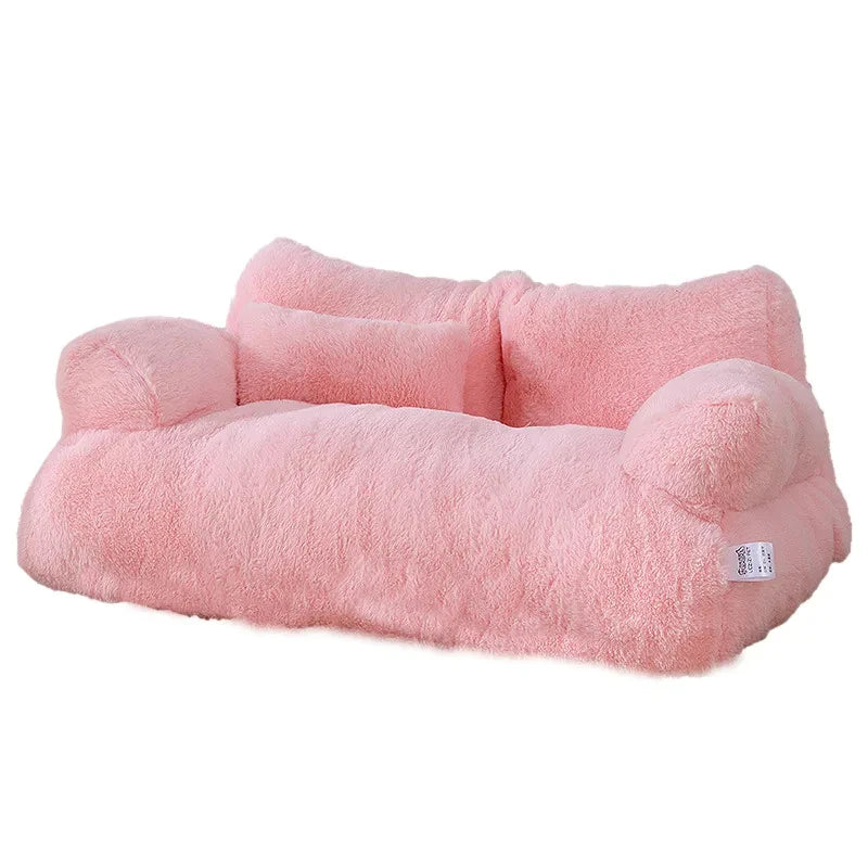 Cozy Up Your Furry Friend This Winter with Our Plush Luxury Cat Bed Sofa! Perfect for Cats & Small Dogs! 🐾❤️