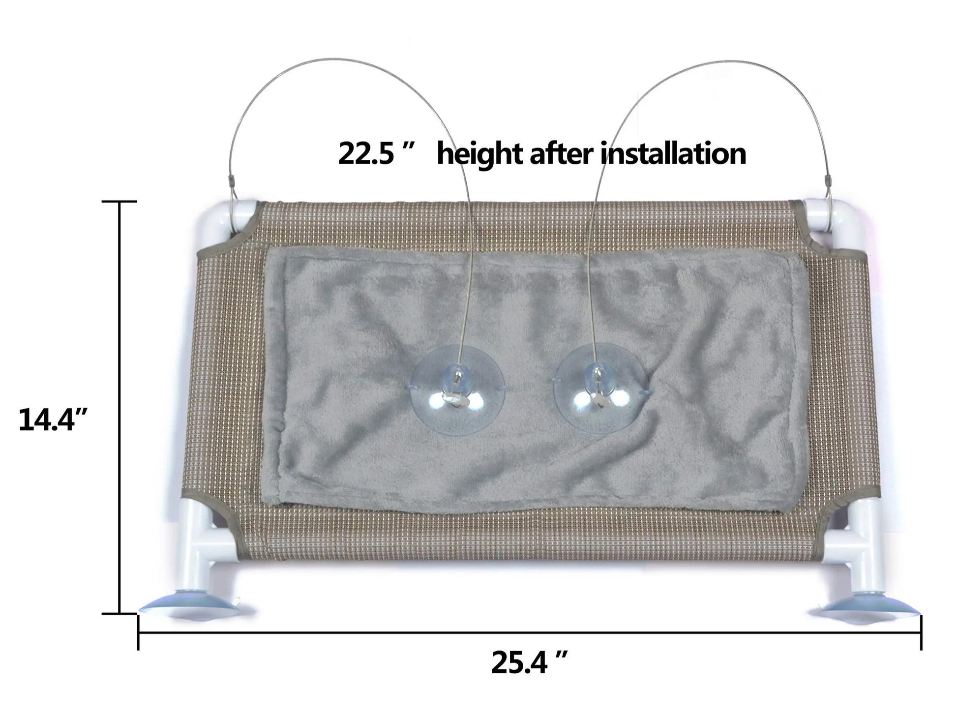 Cat Hammock for Window, Cat Bed Sunny Seat Safety and Space Saving Window Mounted Cat Perch